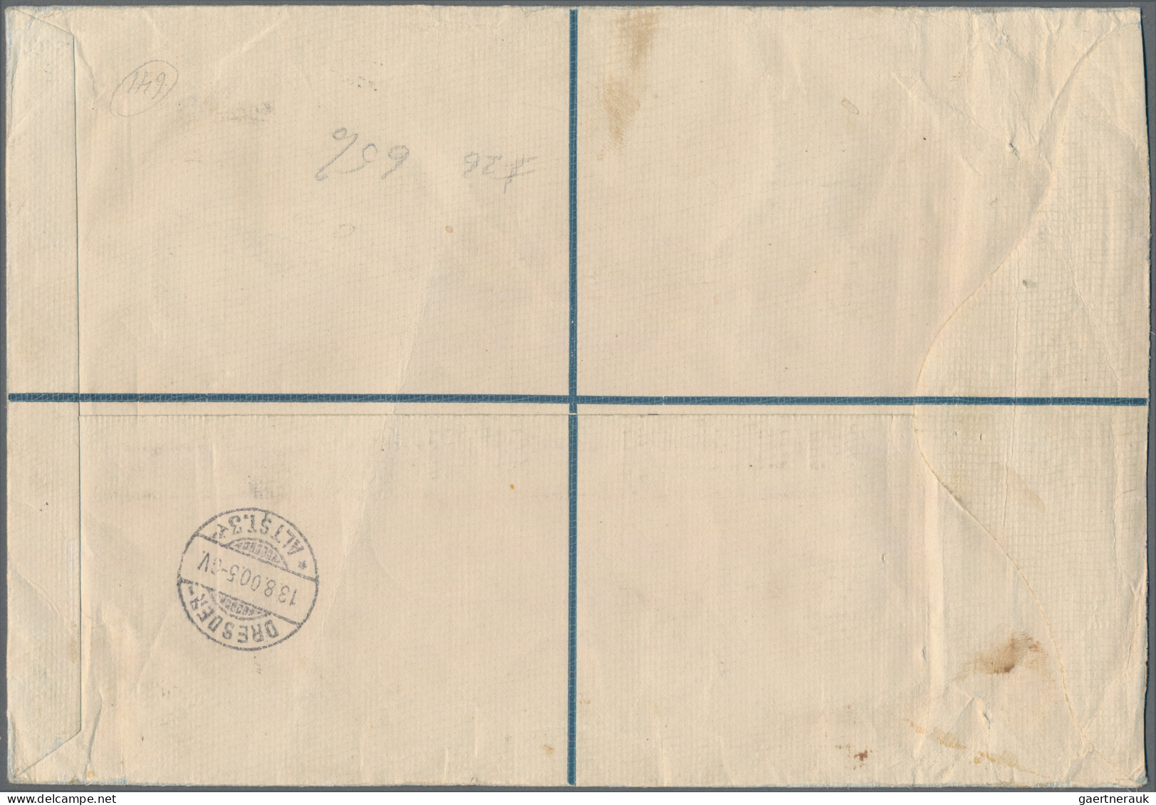 Labuan: 1900 Registered (size H) Private Stationery Envelope Addressed To German - Autres & Non Classés