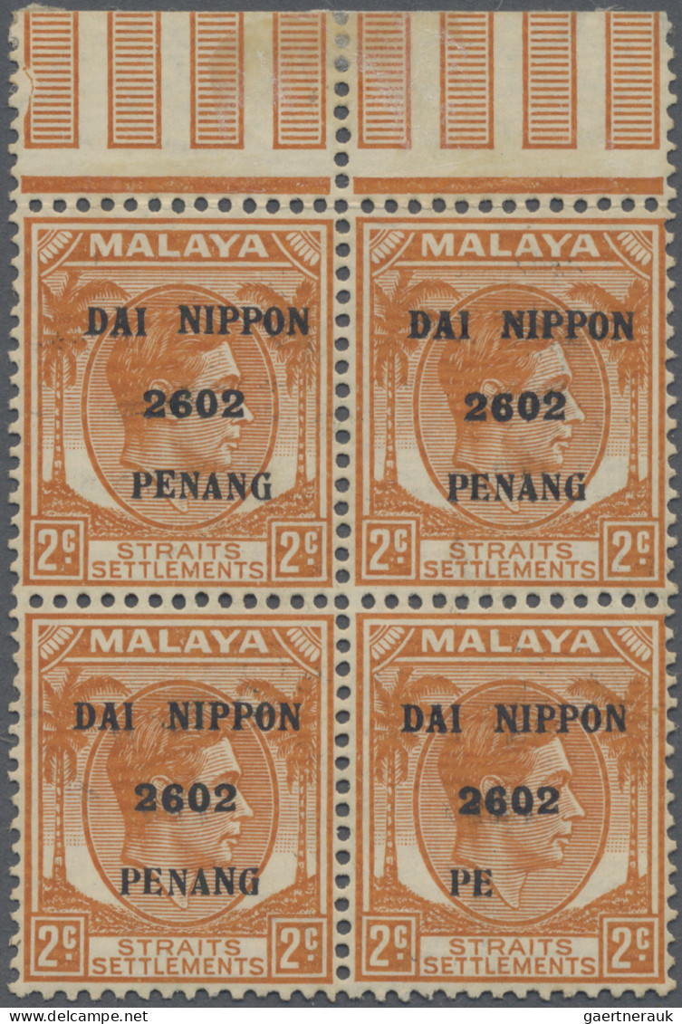 Malayan States - Penang: 1942 Japanese Occupation: "DAI NIPPON/2602/PENANG" Over - Penang