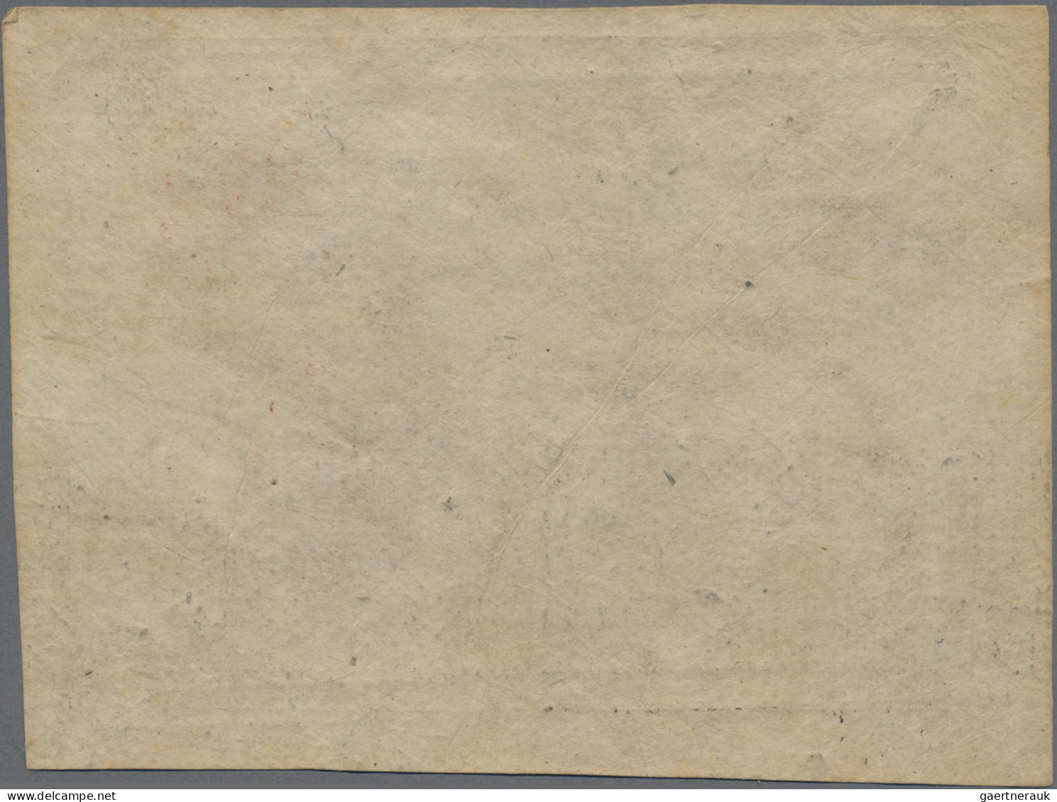 Nepal - Postal Stationery: 1920 (c.) The Last "Horse" Postal Stationery Card ½a. - Népal
