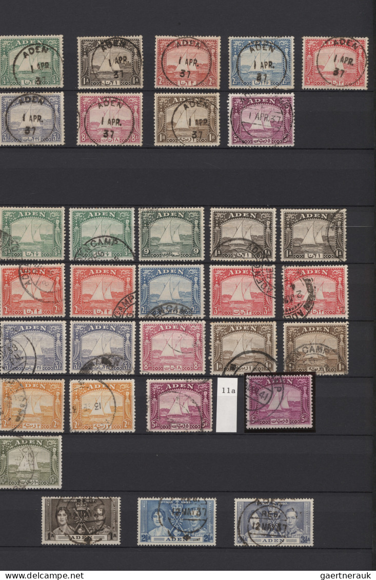 Aden: 1937/1960's: Mint And Used Collection Of The Issues For Aden And It's Prot - Yémen