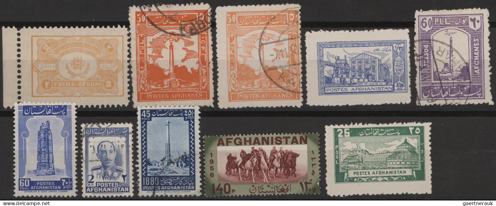 Afghanistan: 1910/1960's ca.: Collection and accumulation of mint and used stamp