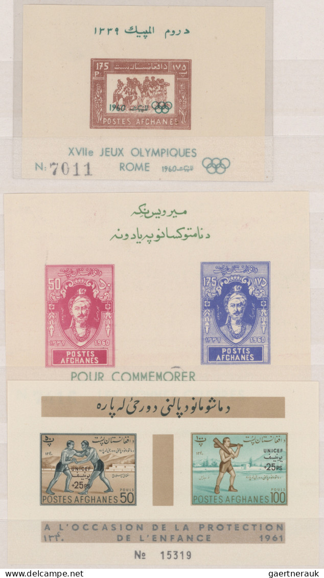 Afghanistan: 1910/1960's ca.: Collection and accumulation of mint and used stamp