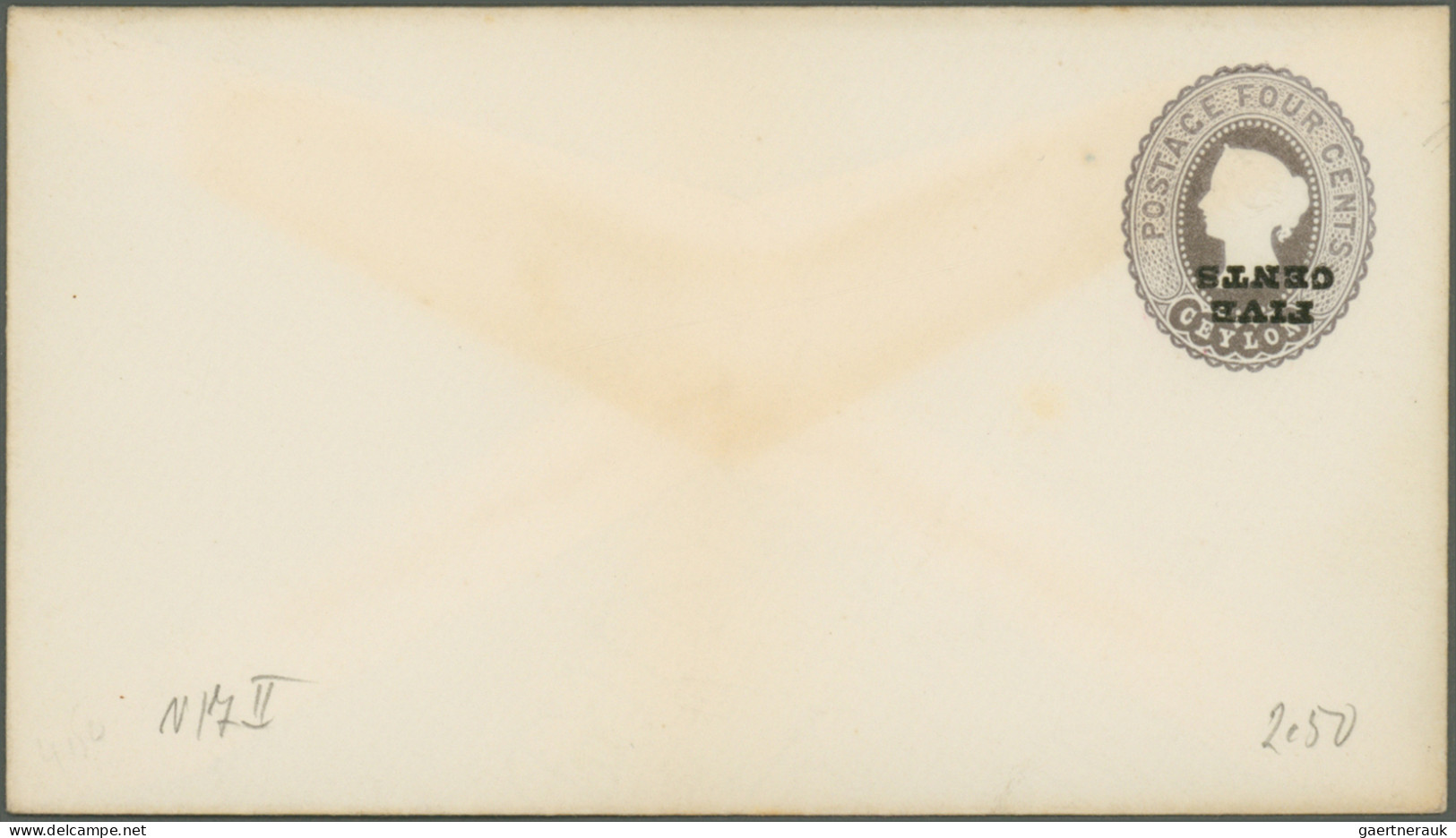 Ceylon - Postal Stationery: 1886/1905 Four Different Postal Stationery Envelopes - Ceylon (...-1947)