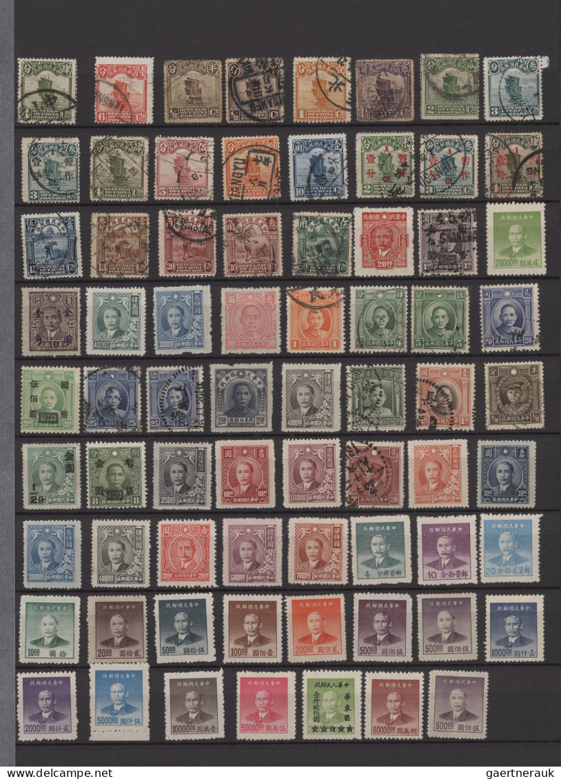 China: 1878/1960, collection in two stockbooks, including many better issues suc