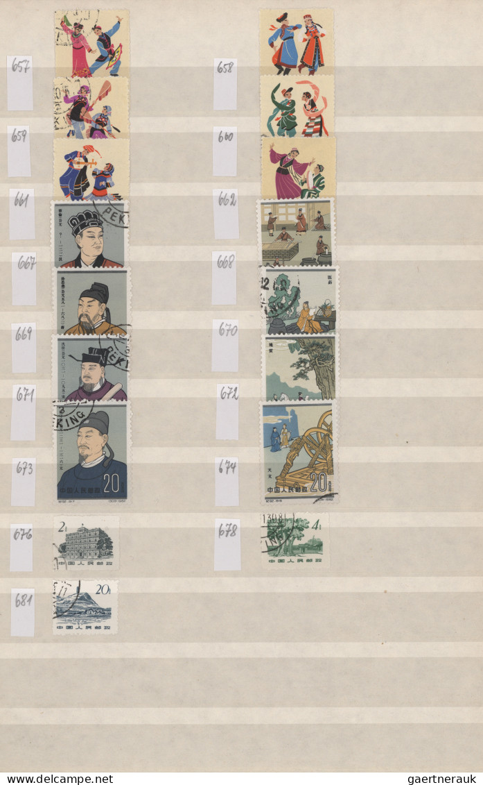 China: 1900/1984 (approx.), Collection In Two Stockbooks And On Pages Including - 1912-1949 République