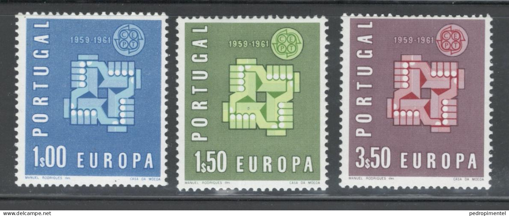 Portugal Stamps 1961 "Europa CEPT" Condition MH #878-880 - Unused Stamps