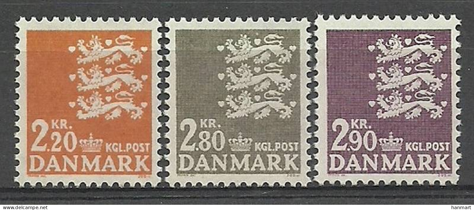 Denmark 1967 Mi 461-463 MNH  (ZE3 DNM461-463) - Postzegels