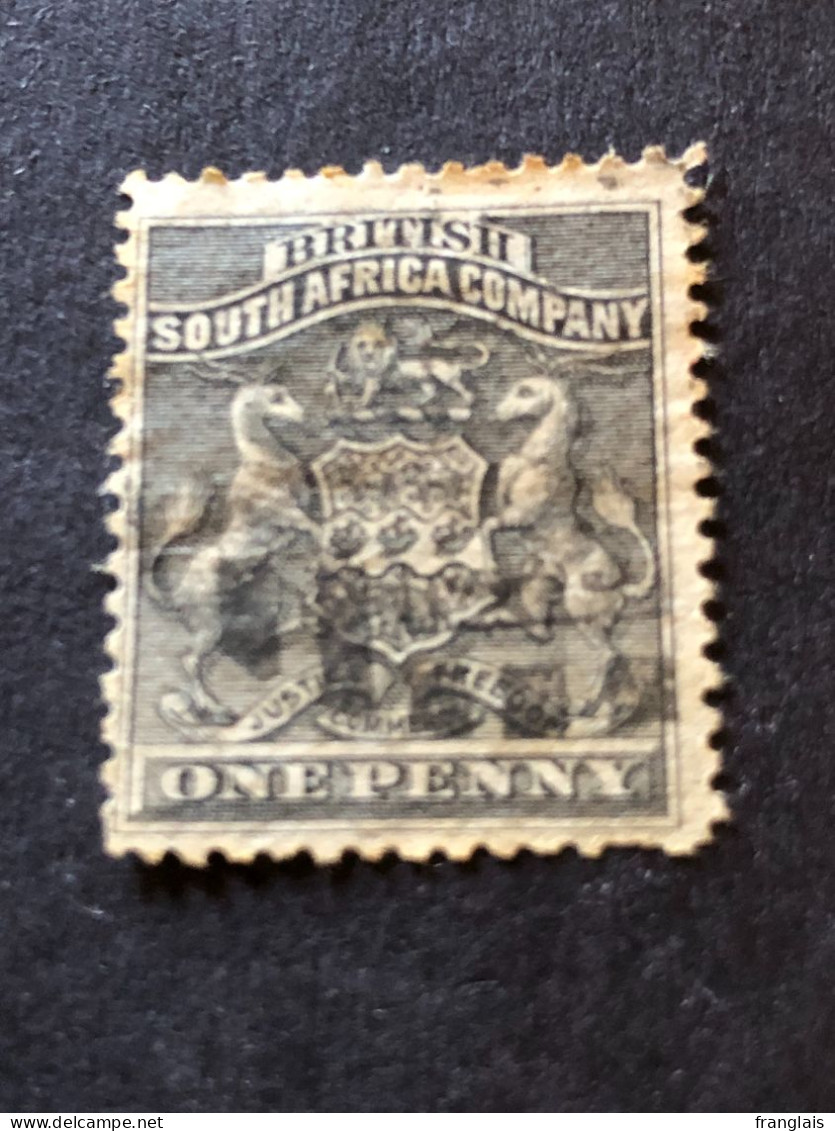 RHODESIA  SG 1  1d Black  FU - Südrhodesien (...-1964)