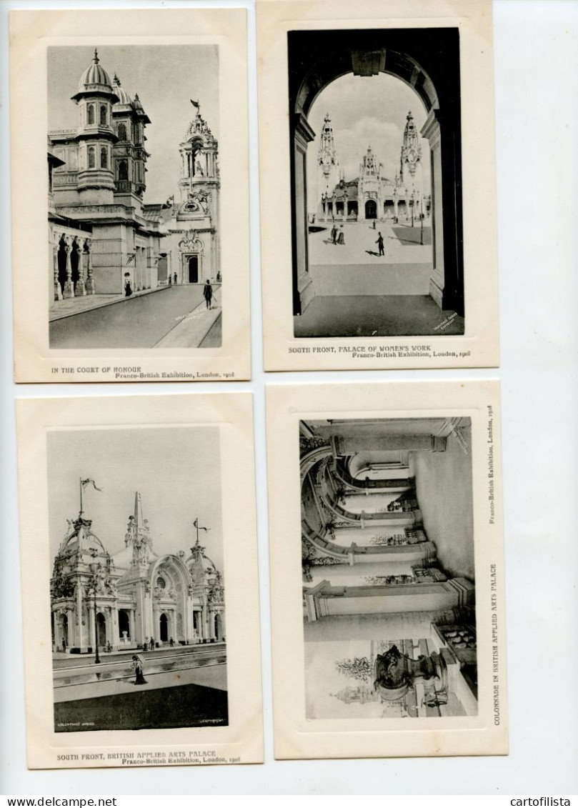24 Postcards - Franco-British Exhibition, London 1908 (COMPLETE)  (7 scans)