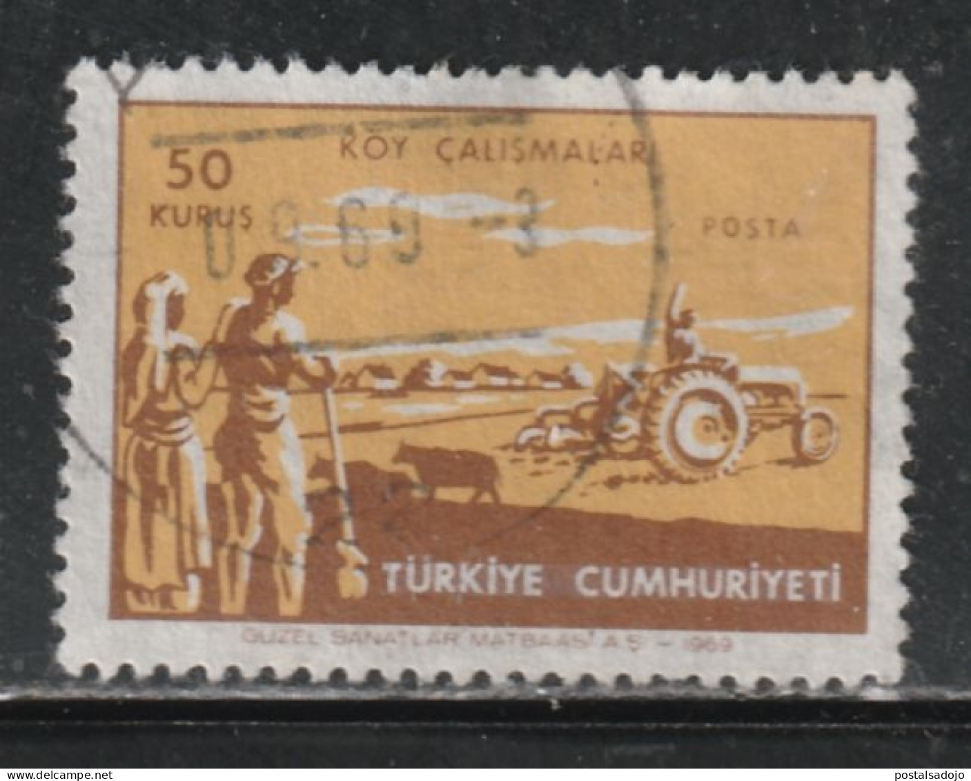 TURQUIE 973  // YVERT 1907 // 1968 - Used Stamps
