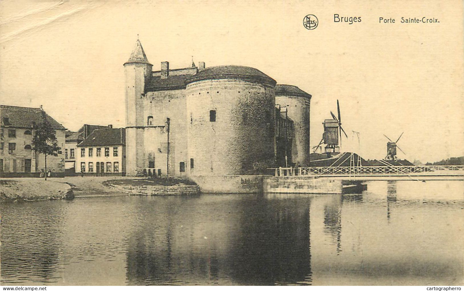 Belgium Postcard Brugge Porte Sainte Croix - Brugge