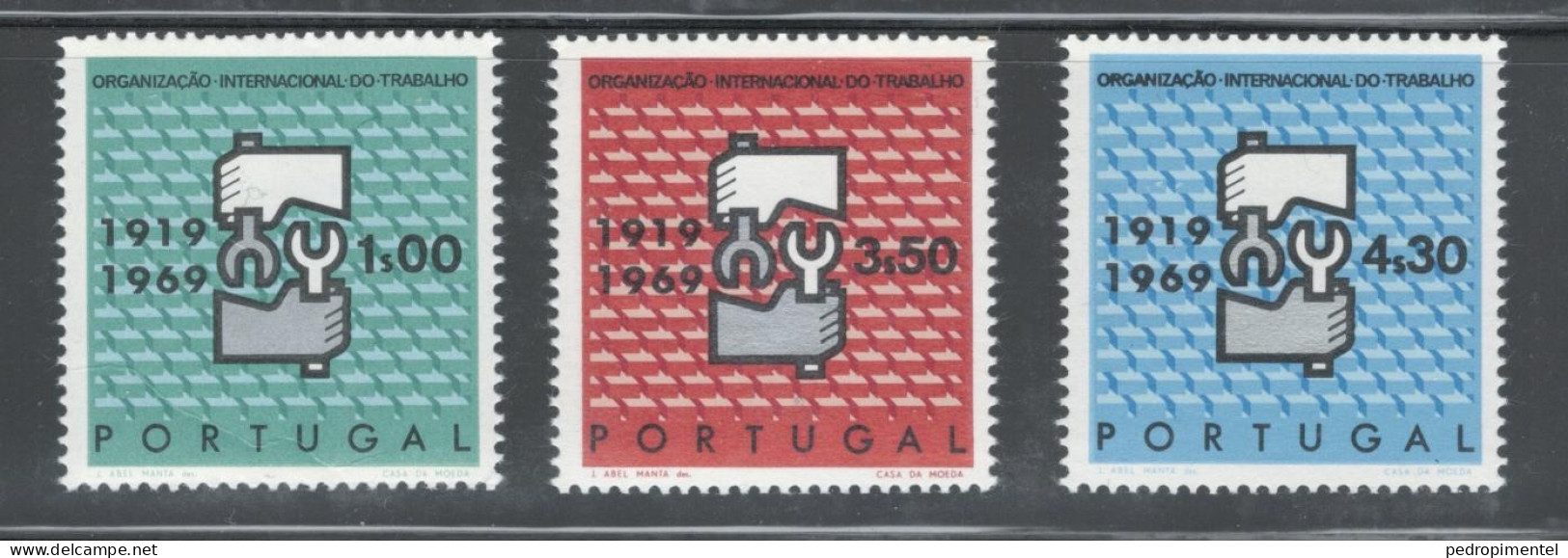 Portugal Stamps 1969 "OIT" Condition MNH #1047-1049 - Neufs