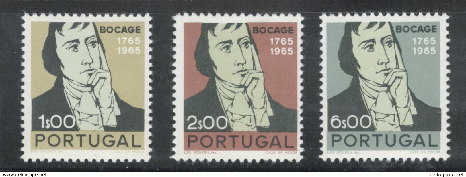 Portugal Stamps 1966 "Bocage" Condition MH OG #994-996 - Unused Stamps