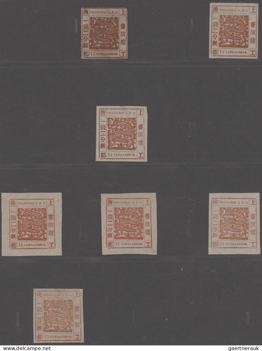 China - Shanghai: 1865/1897, Comprehensive Collection Of Shanghai Local Post In - Sonstige & Ohne Zuordnung