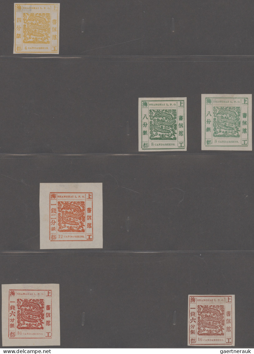 China - Shanghai: 1865/1897, Comprehensive Collection Of Shanghai Local Post In - Altri & Non Classificati