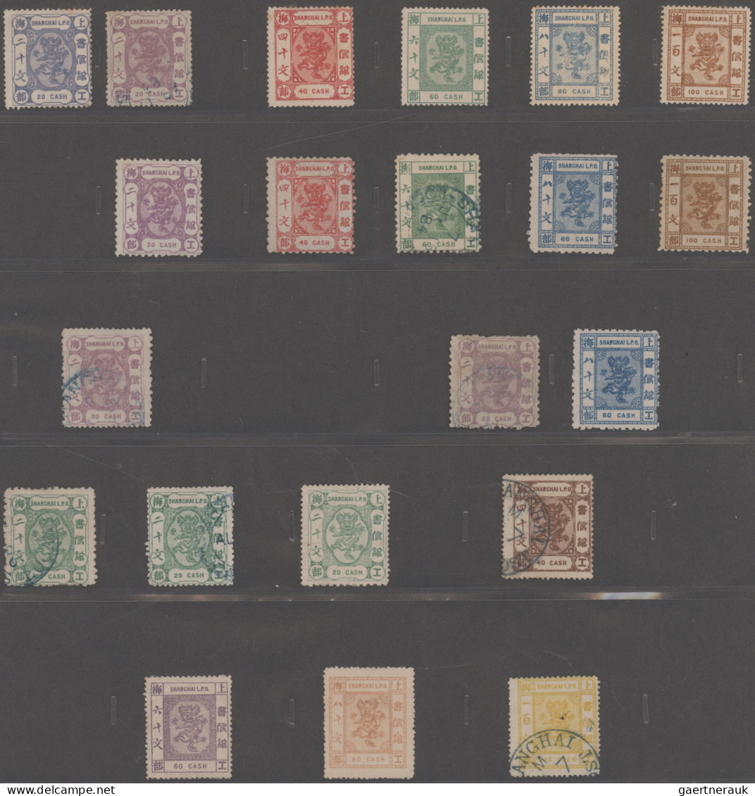 China - Shanghai: 1865/1897, comprehensive collection of Shanghai Local Post in