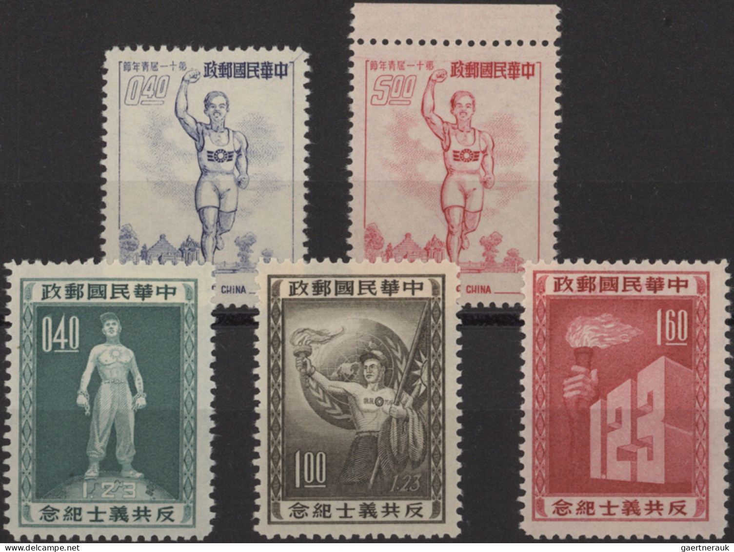 China-Taiwan: 1952/1968 '2nd Anniv. Of Return' Set Imperf As Well As Registered - Lettres & Documents