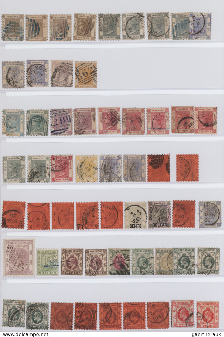 Hong Kong: 1880/1997 (approx.), Collection On Pages Starting From The Early QV I - Autres & Non Classés