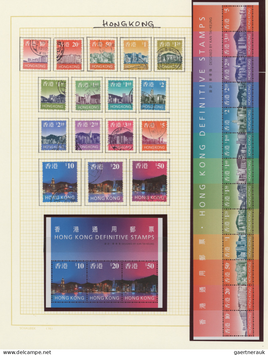 Hong Kong: 1896/2000, Collection/balance On Pages, Mostly Used With Many Complet - Andere & Zonder Classificatie