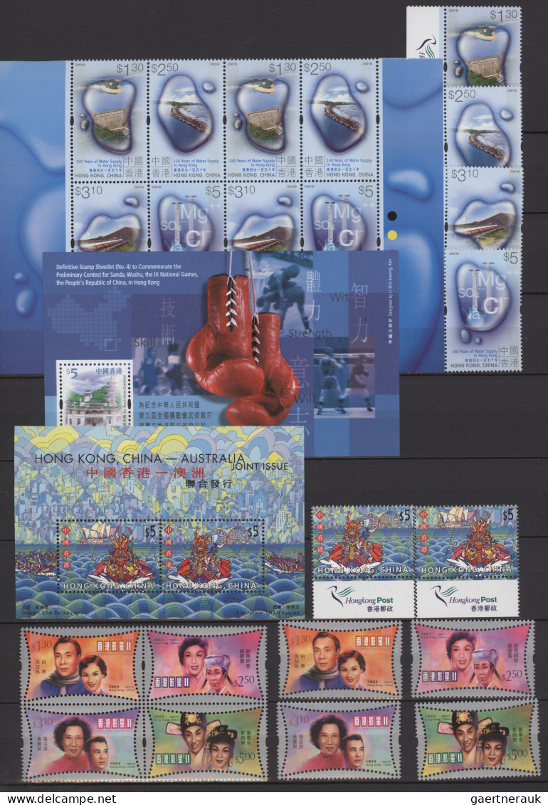 Hong Kong: 1997/2002, Collection In Stockbook, Mostly Commemorative Issues And W - Other & Unclassified