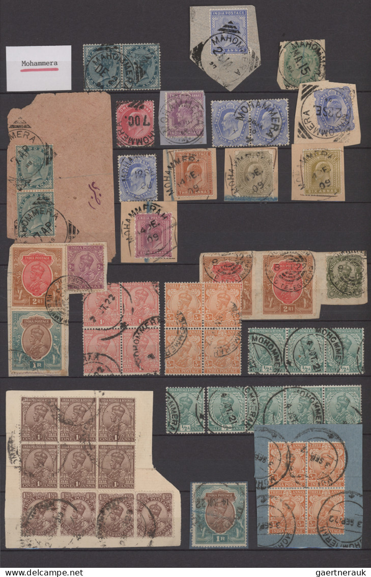 India  - Used Abroad - Iran: 1880's-1930's Ca.: More Than 80 Indian Stamps (incl - Irán