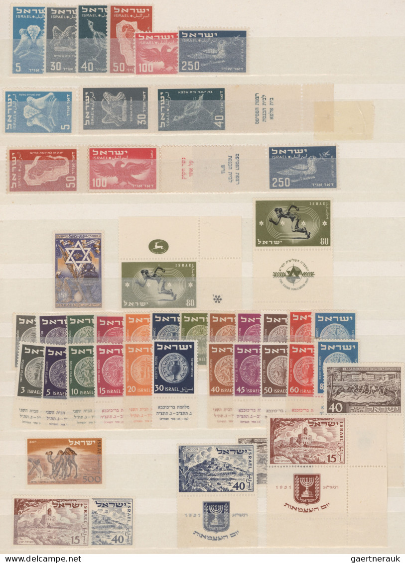 Israel: 1948/2005 (approx.), Collection In Six Albums/stockbooks, Including Valu - Usados (sin Tab)