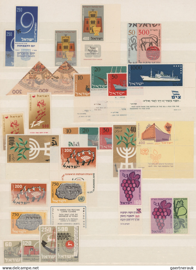 Israel: 1948/2005 (approx.), collection in six albums/stockbooks, including valu