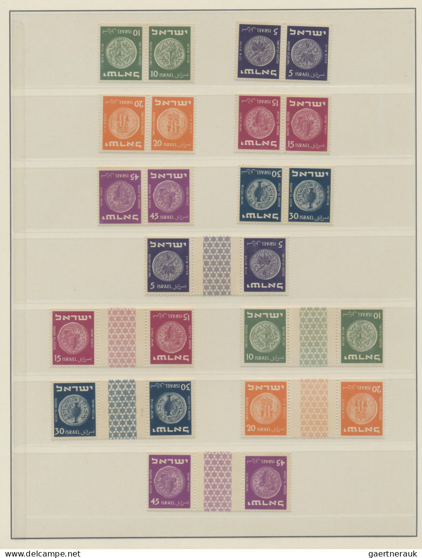 Israel: 1949/1992, Comprehensive, Apparently Complete MNH Collection (plus Cover - Storia Postale