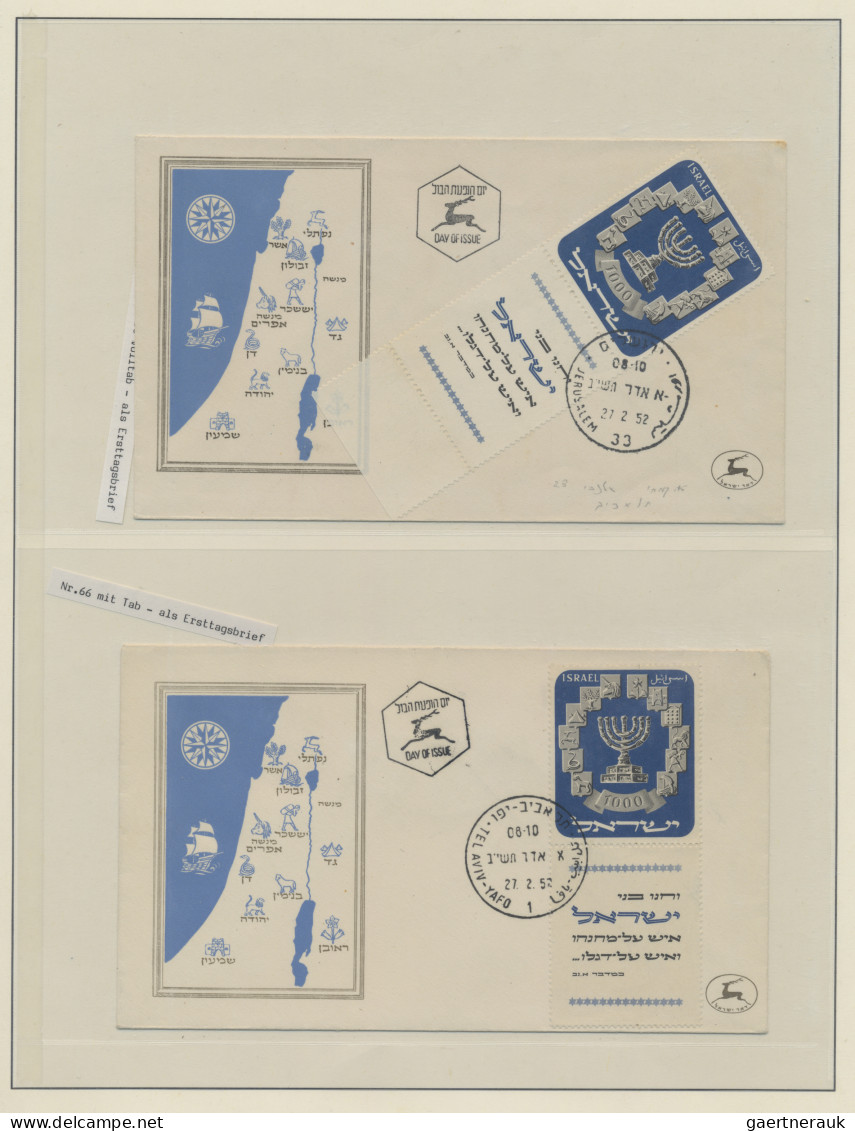 Israel: 1949/1992, comprehensive, apparently complete MNH collection (plus cover