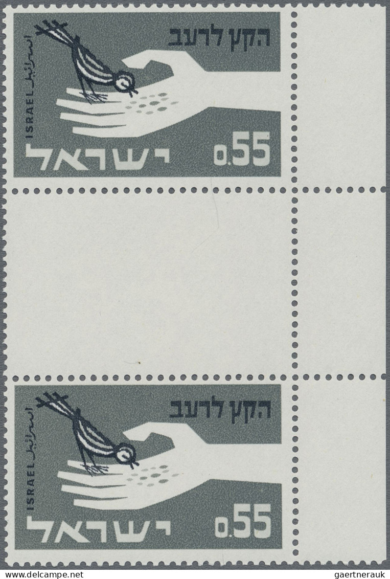 Israel: 1963, Freedom From Hunger, MNH Specialised Assortment Incl. Full Sheet, - Nuovi (senza Tab)