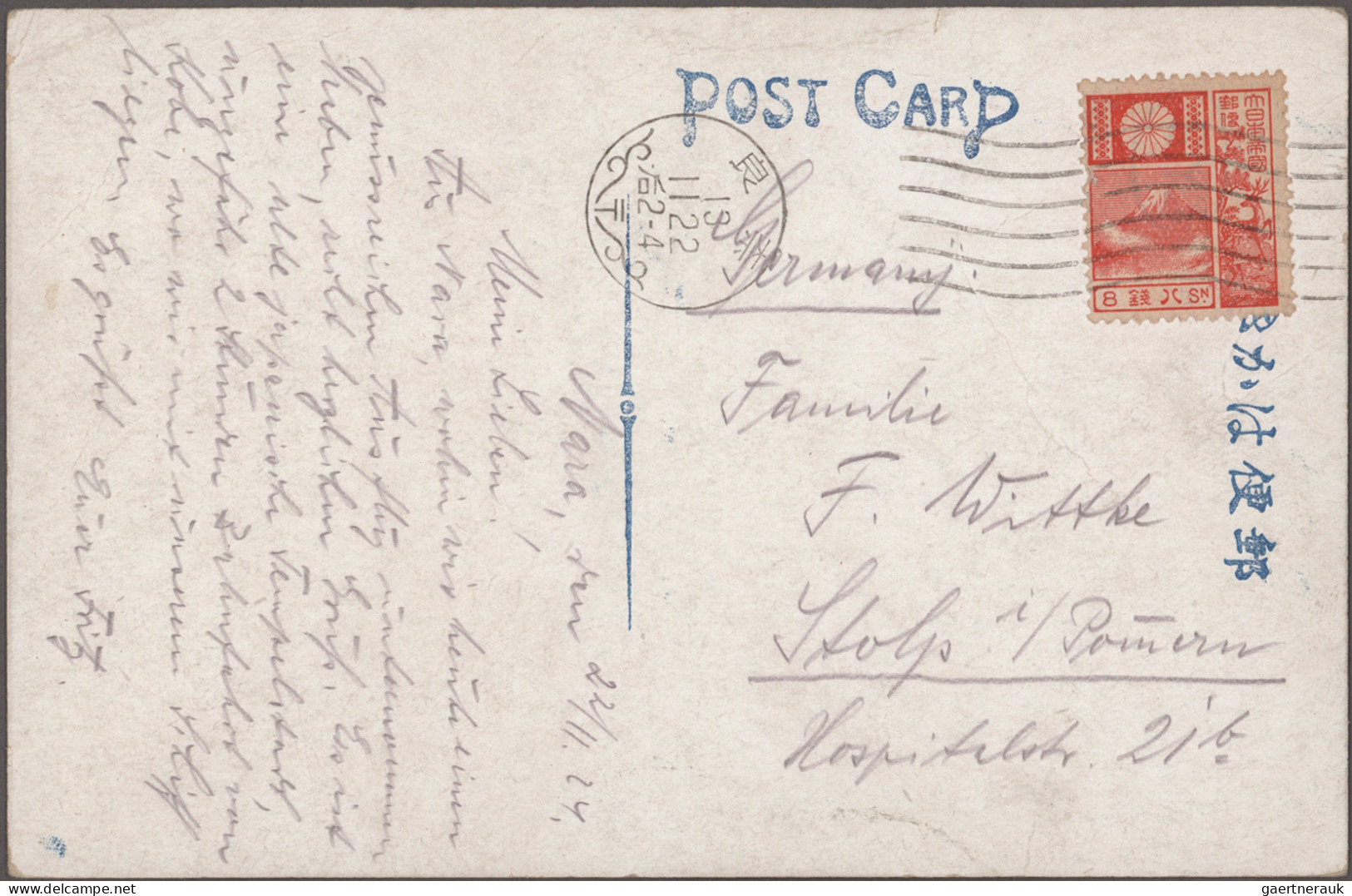 Japan: 1876/1951, apprx. 258 covers/cards inc. registration, foreign mail, ppc,