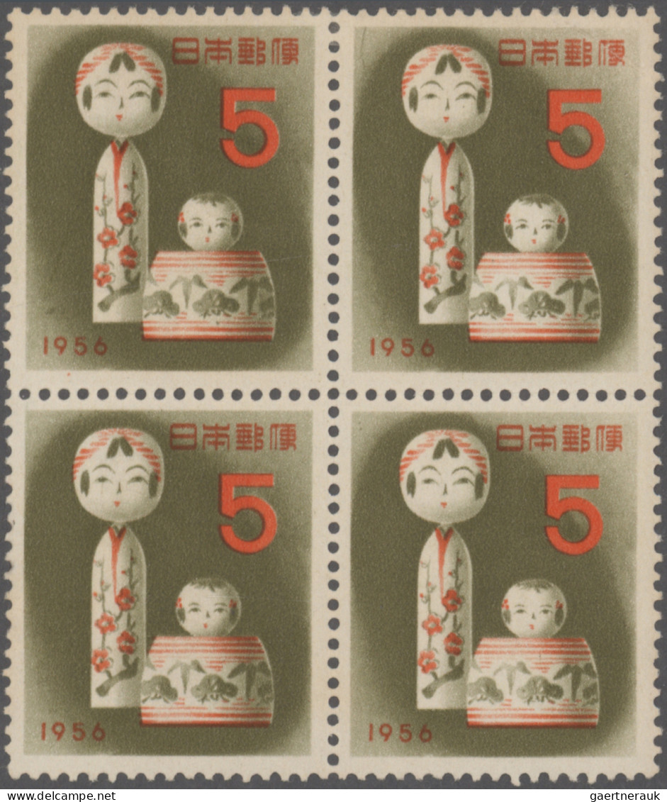 Japan: 1947/1989 (approx.), comprehensive dealer stock of post-war s/s in well-f