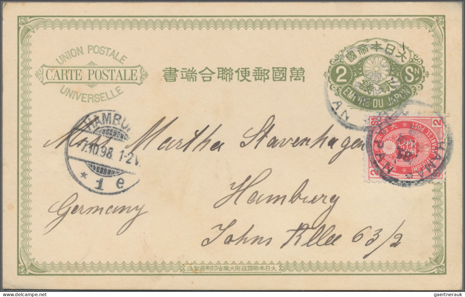 Japan - Postal stationary: 1874/1915, apprx. 66 used only stationeries inc. upra