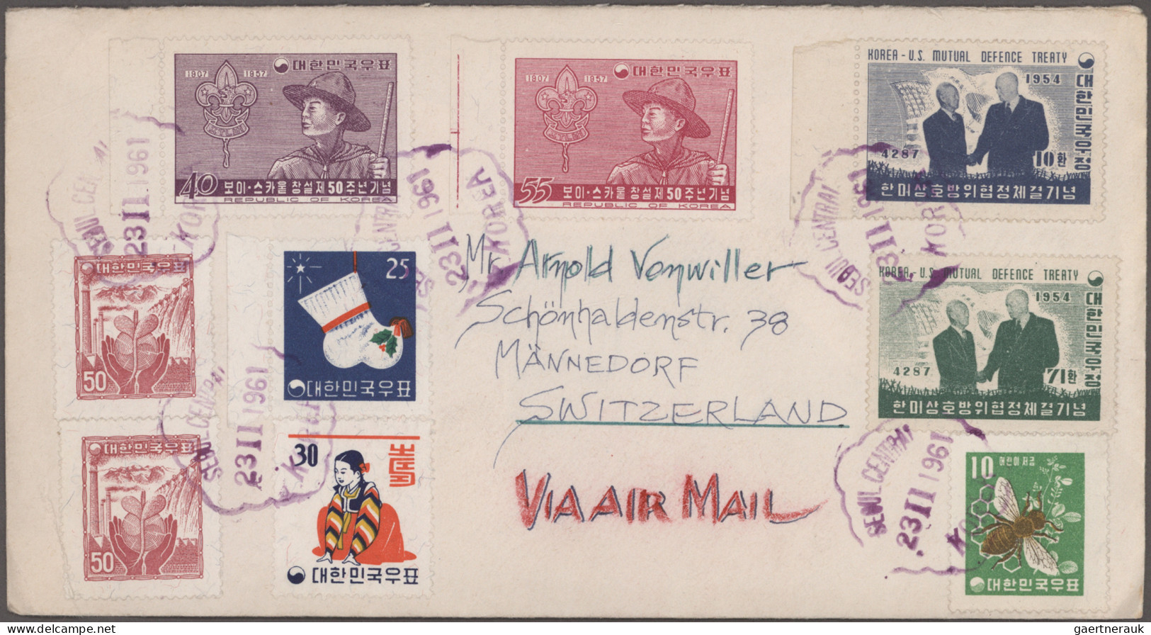 Korea: 1884/2008, Mint And Mainly Used On Large Stockcards, Pages And In Envelop - Corea (...-1945)