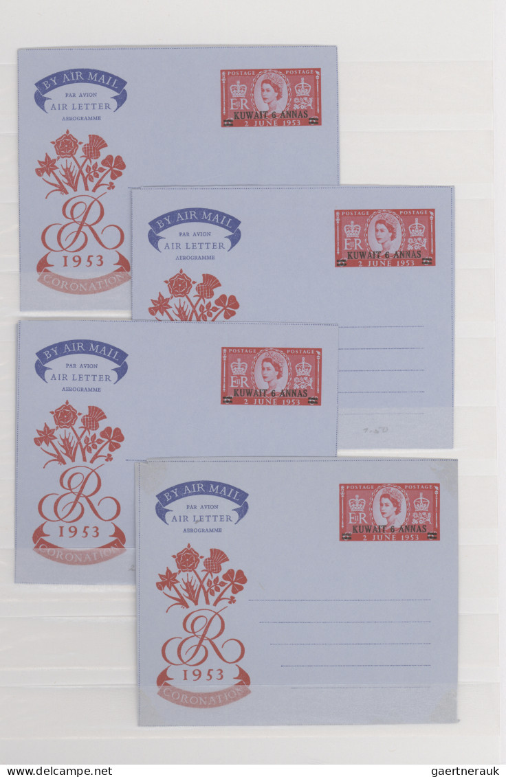 Kuwait: 1952/1982, Collection Of 46 Mainly Unused Air Letter Sheets. - Koweït