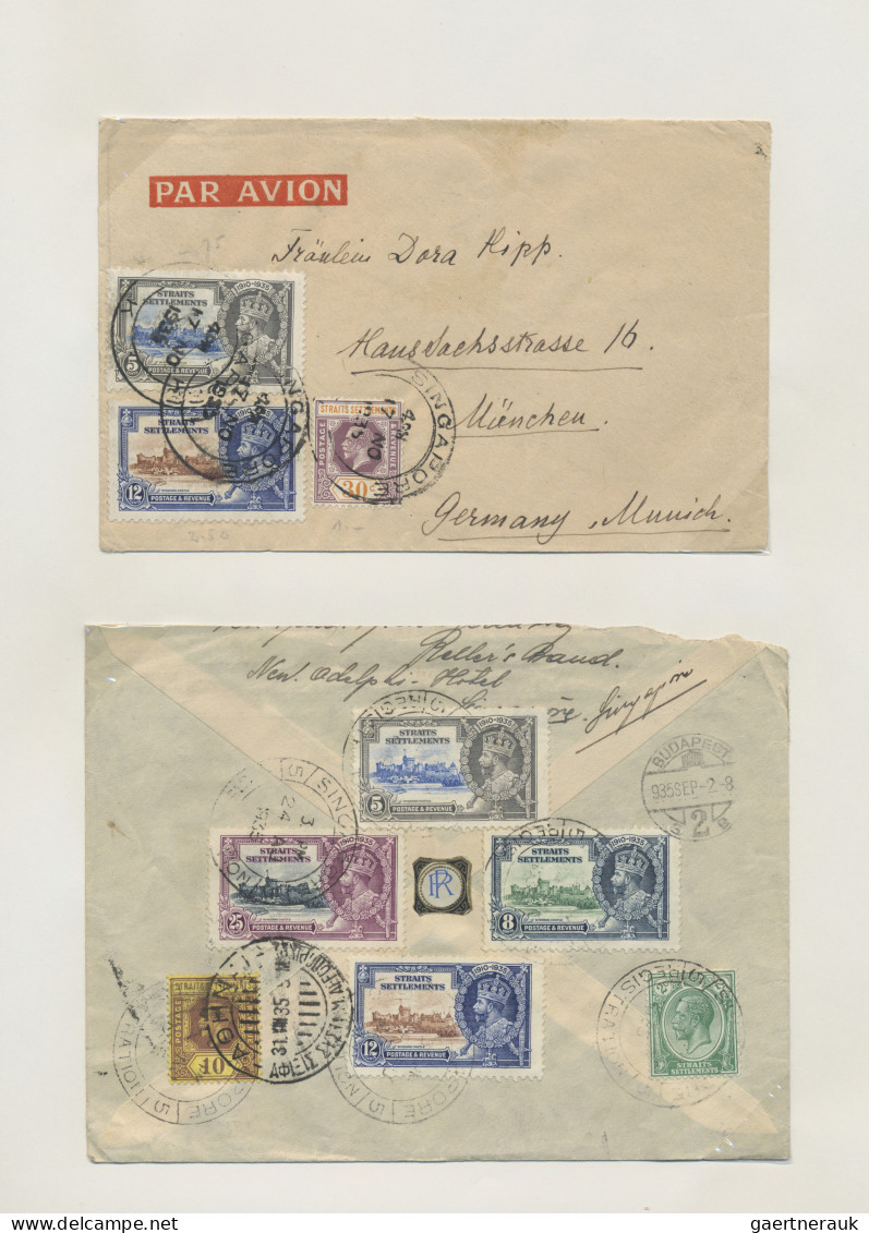 Malayan States: 1890's-1960's (c.): Collection Of More Than 400 Covers, Postcard - Federated Malay States