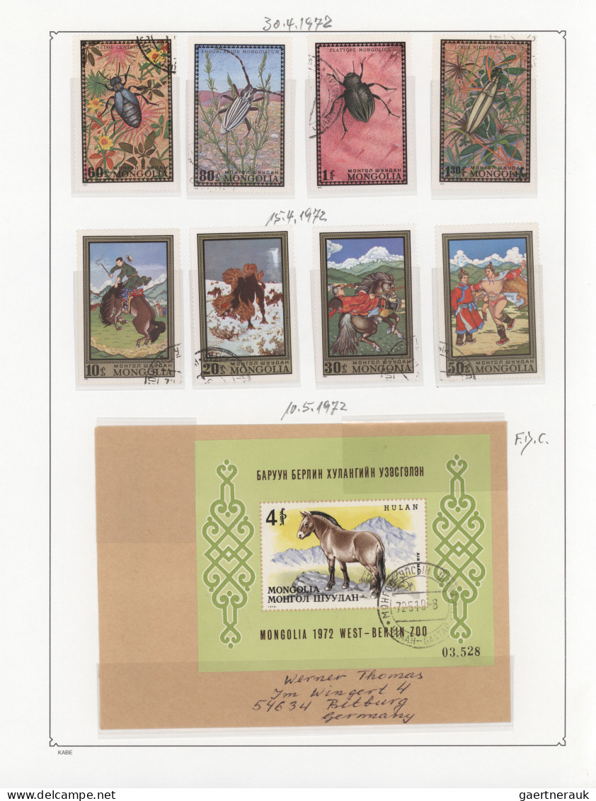 Mongolia: 1926/2005: Mint and used collection in a big binder, starting with sev