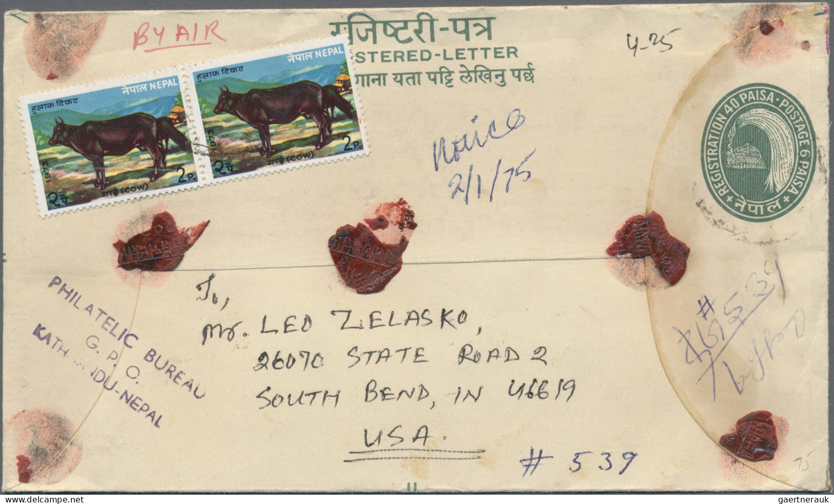 Nepal - Postal Stationery: 1880's-1980's: Collection Of 58 Postal Stationery Car - Nepal