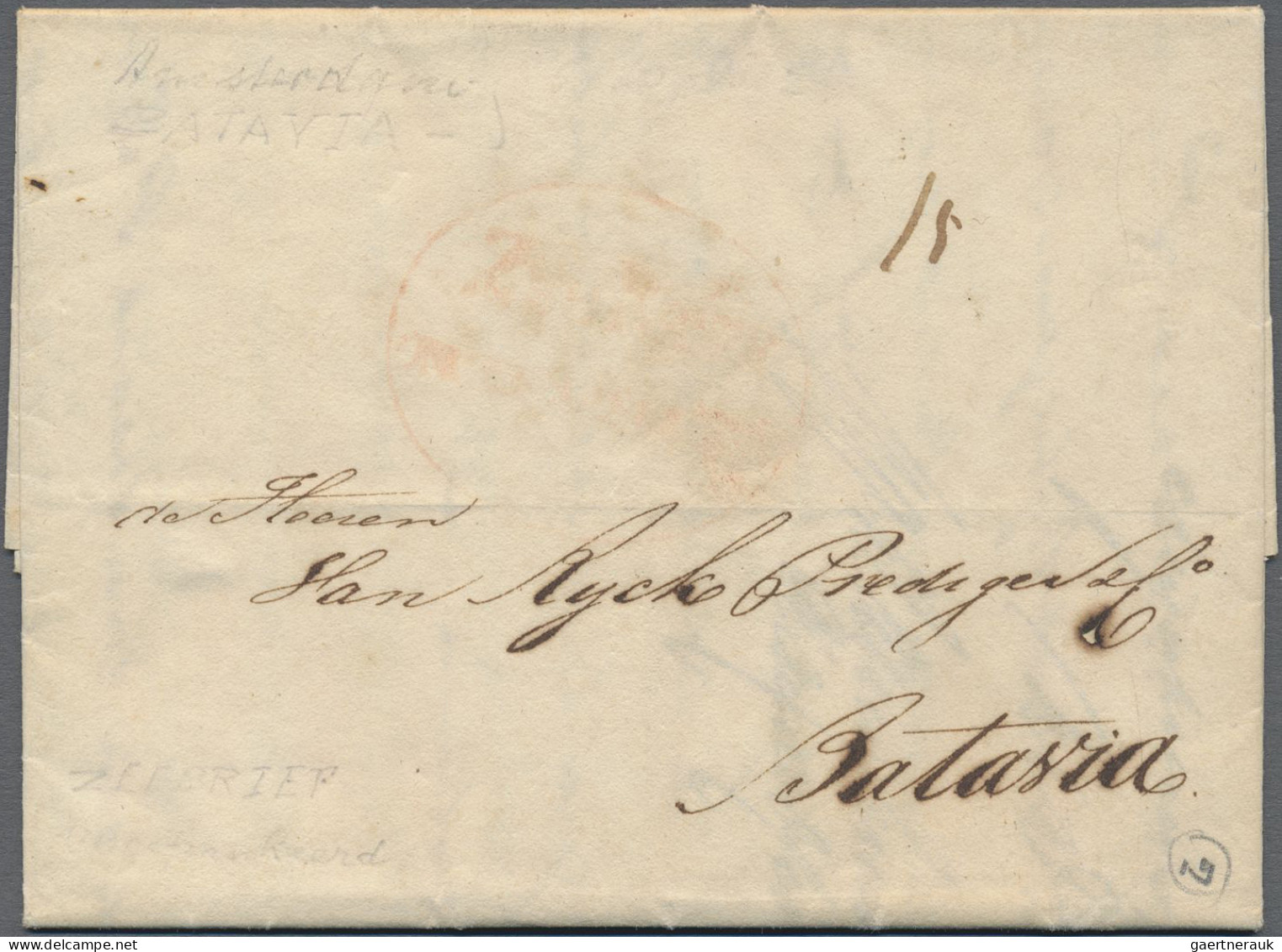 Dutch India: 1822-1910's: Short Collection Of 23 Covers And Postal Stationery It - Indes Néerlandaises
