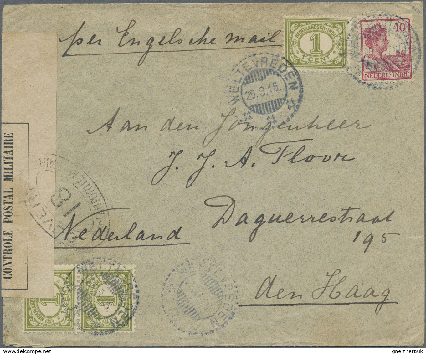 Dutch India: 1822-1910's: Short Collection Of 23 Covers And Postal Stationery It - Indie Olandesi