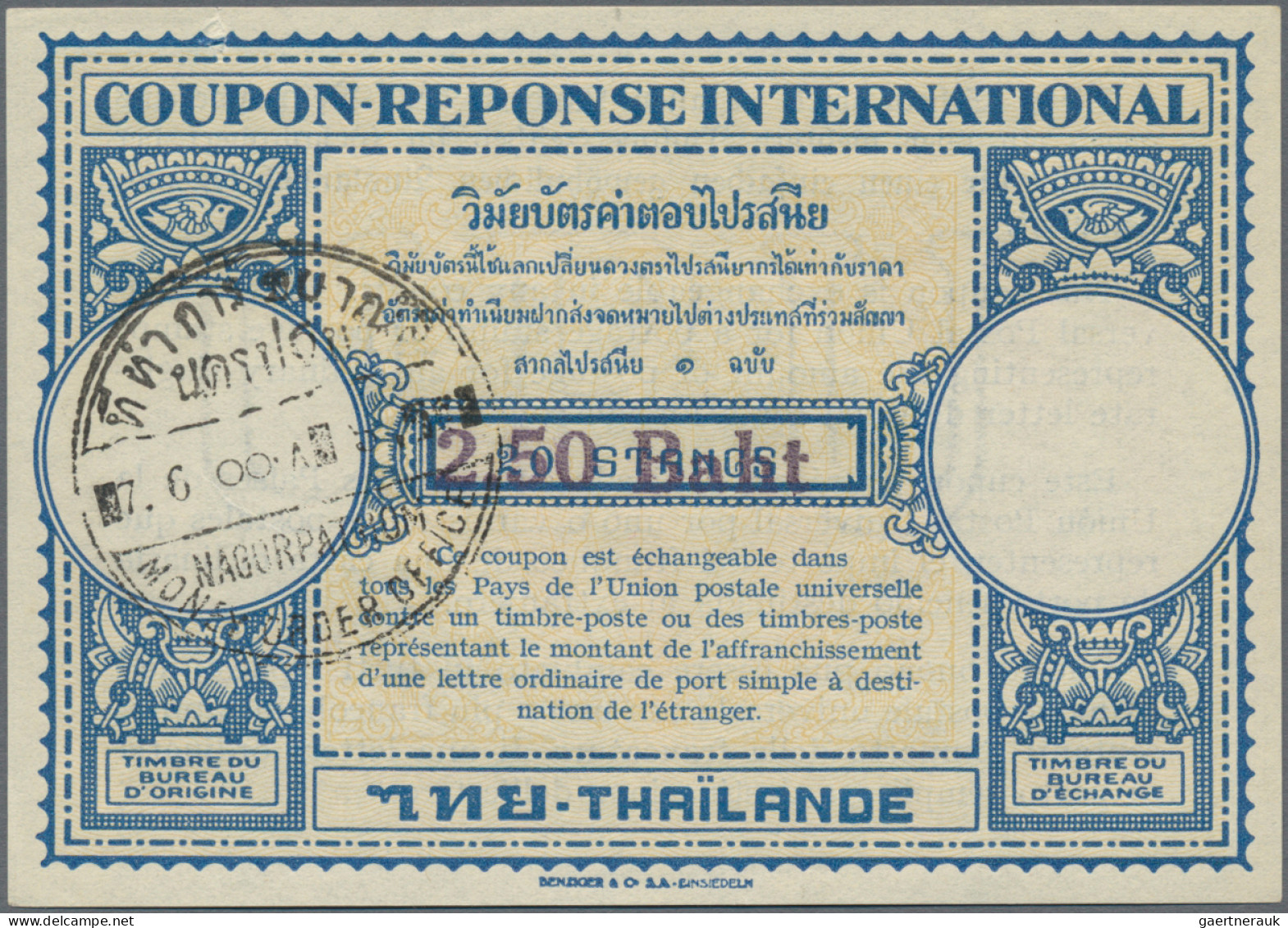 Thailand - Postal Stationery: 1957/2018 Collection Of 12 Intern. Reply Coupons, - Thailand
