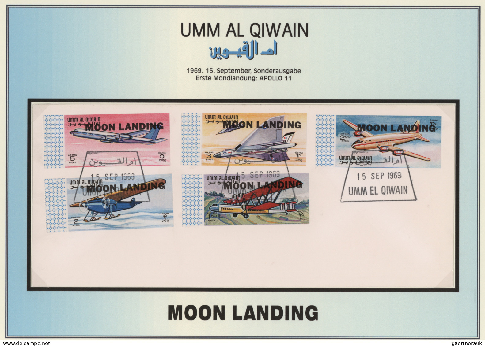 Umm Al Qaiwain: 1964/1972 Used Collection Plus Some Covers And FDCs Well Arrange - Umm Al-Qaiwain