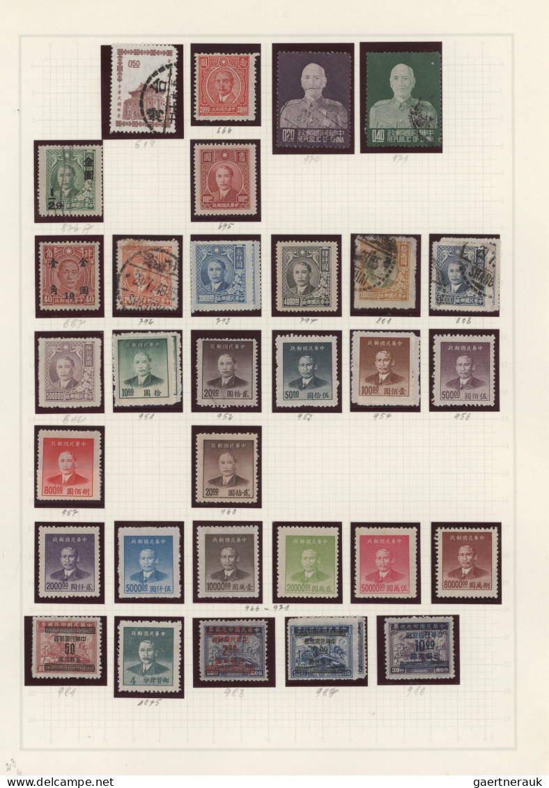 Asia: 1876/1970 (ca.), general collection - mostly used - of Asian countries fro