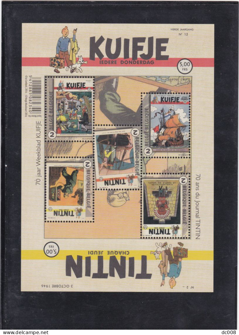 2016 COB BL 242 Kuifje-Tintin MNH-postfris-neuf - 2002-… (€)