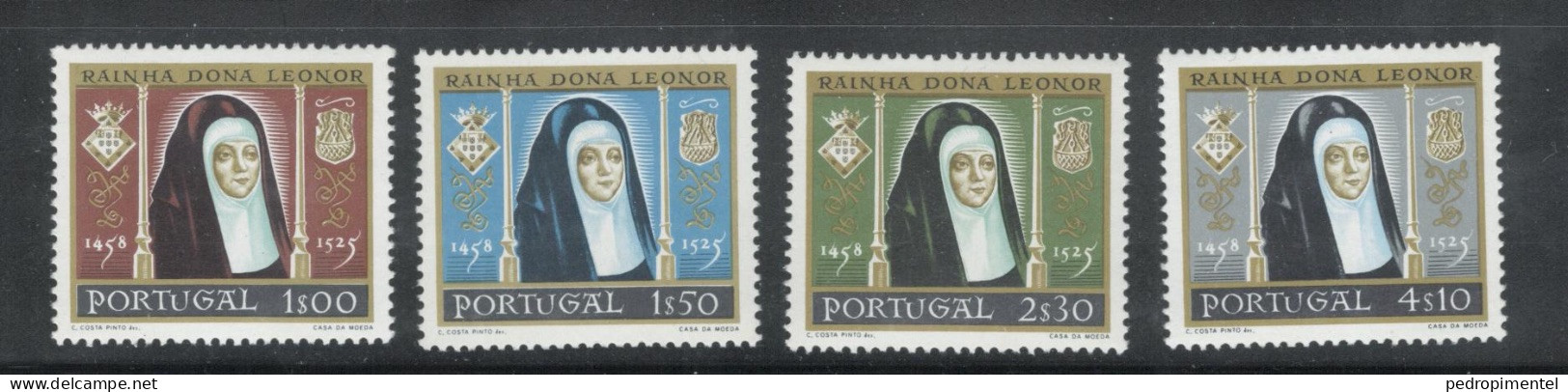 Portugal Stamps 1958 "Queen Isabel" Condition MH #848-846 - Unused Stamps