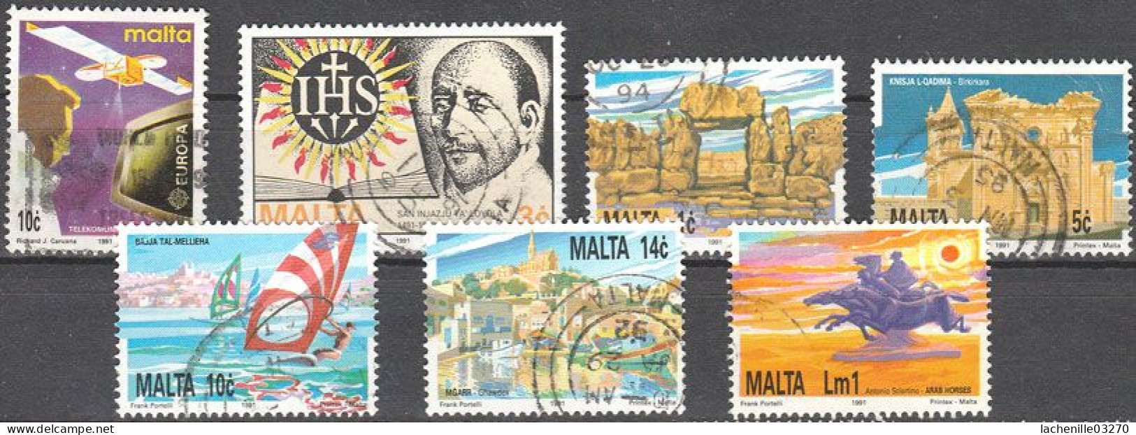 Malte - 1991 - 7 TP : Oblitéré - Malta