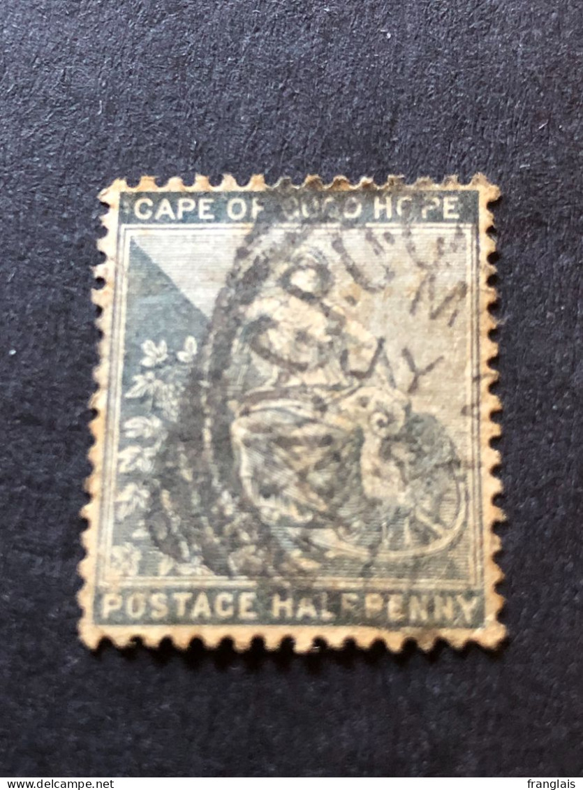 CAPE OF GOOD HOPE  SG 48  ½d Black And SG 52 6d Purple  FU - Cape Of Good Hope (1853-1904)