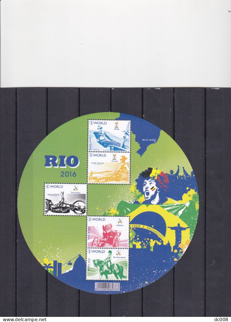 2016 COB BL 243 Ol.Spelen § Paralympics-Jeux Ol. § Paralympiques MNH-postfris-neuf - 2002-… (€)