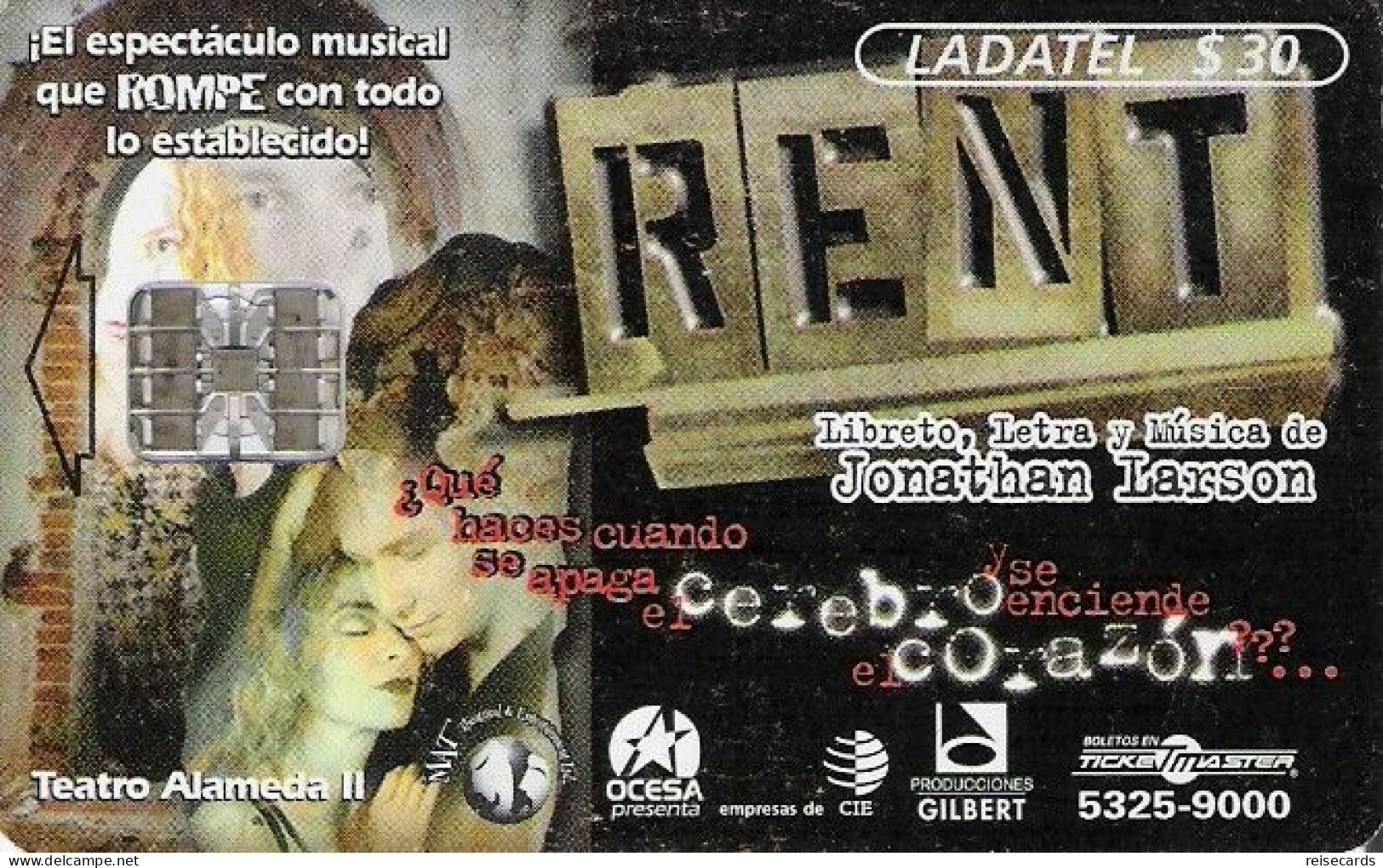 Mexico: Telmex/lLadatel - 1999 Ticketmaster - Mexique