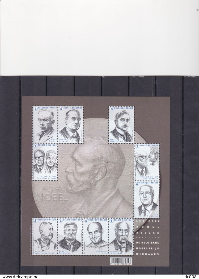 2016 COB BL 244 Belgische Nobelprijswinnaars-Les Priwx Nobel Belge MNH-postfris-neuf - 2002-… (€)